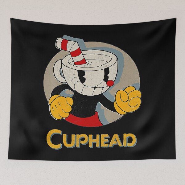 Item preview, Cuphead Circle Shadow Profile Vintage designed and sold by KeiraFaheySH.