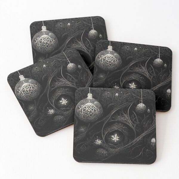Item preview, Christmas Decorations in Gothic Style designed and sold by WhimsyCanvasPrints.
