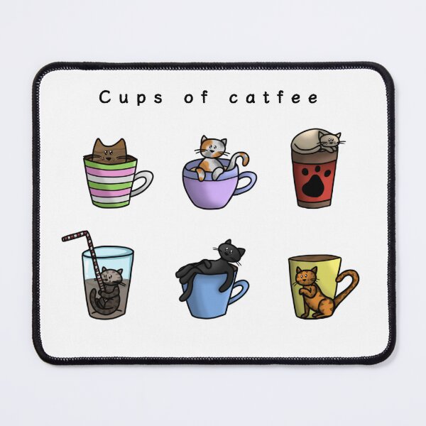 Item preview, Cups of catfee (cat-coffee) designed and sold by babysnaily.