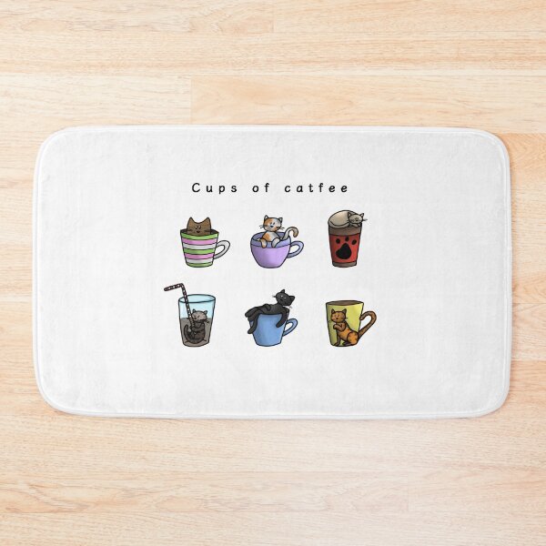 Item preview, Cups of catfee (cat-coffee) designed and sold by babysnaily.