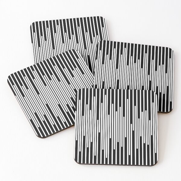 Item preview, Abstract geometric pattern - black and white. designed and sold by K.S ART.