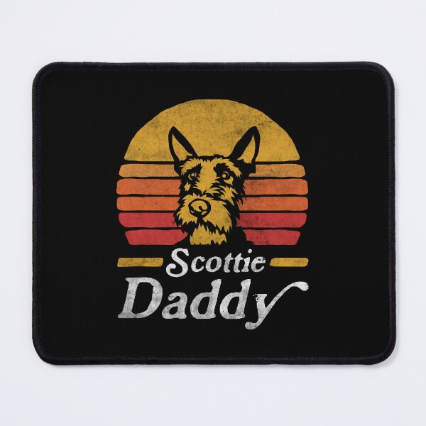 Item preview, Retro Vintage Scottish Terrier Daddy designed and sold by More Cute Dogs.