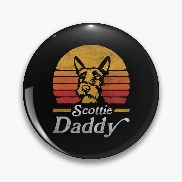 Item preview, Retro Vintage Scottish Terrier Daddy designed and sold by More Cute Dogs.