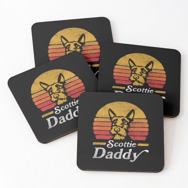 Item preview, Retro Vintage Scottish Terrier Daddy designed and sold by More Cute Dogs.