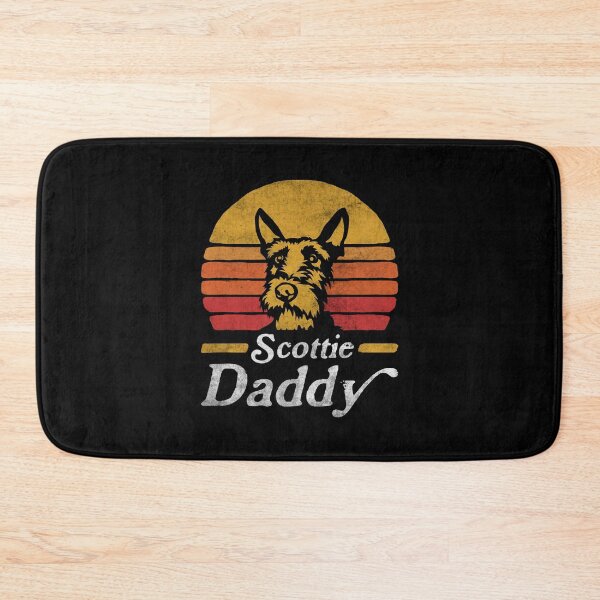 Item preview, Retro Vintage Scottish Terrier Daddy designed and sold by More Cute Dogs.