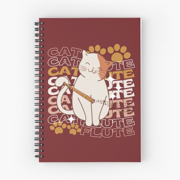 Item preview, Cat playing flute designed and sold by CollectionOS.