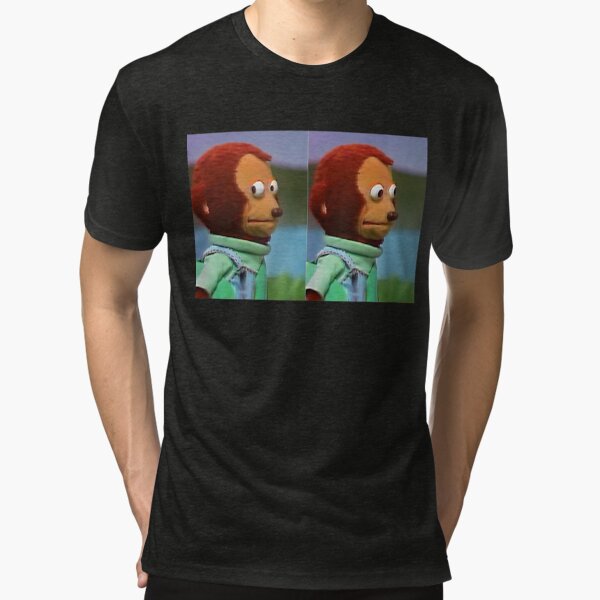  Funny Awkward Look Monkey Puppet Meme T-Shirt : Clothing, Shoes  & Jewelry