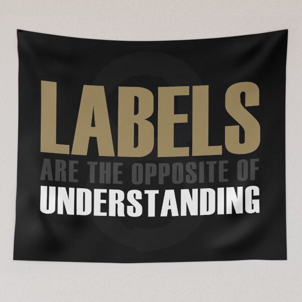 Item preview, Sense8 - Labels are the opposite of understanding designed and sold by DenTweed.