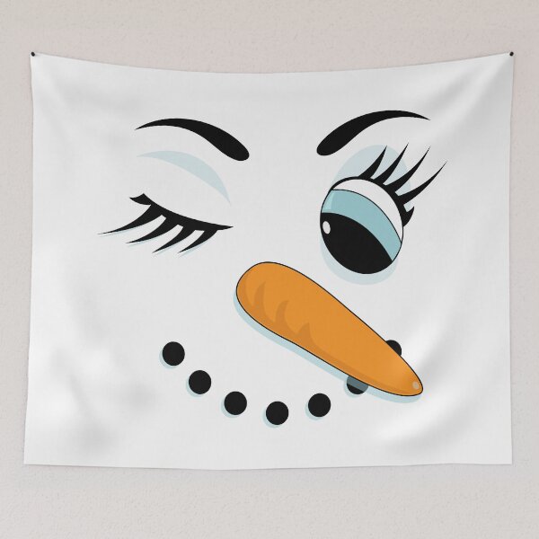 Item preview, Snowwoman Winking  designed and sold by CreativeBridge.