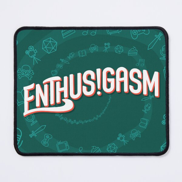 Item preview, Enthusigasm Square Podcast Artwork designed and sold by RustyQuill.