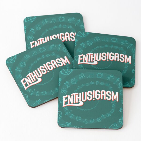 Item preview, Enthusigasm Square Podcast Artwork designed and sold by RustyQuill.