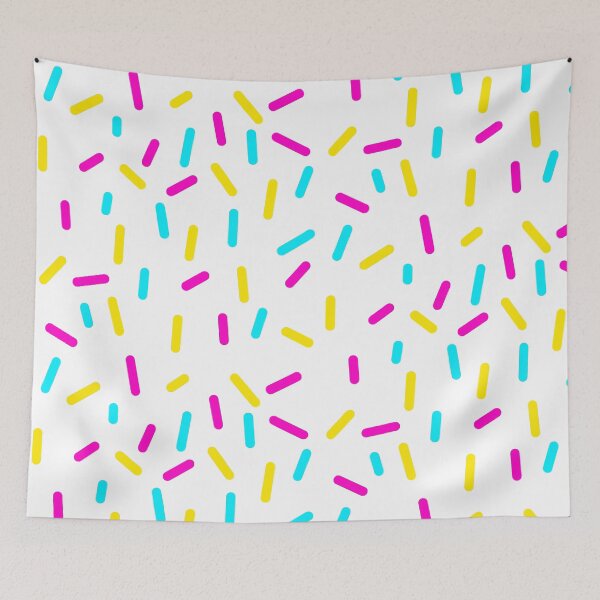 Item preview, Primary colours (but pink) sprinkles, pink/yellow/blue  designed and sold by Darcey Middleton.