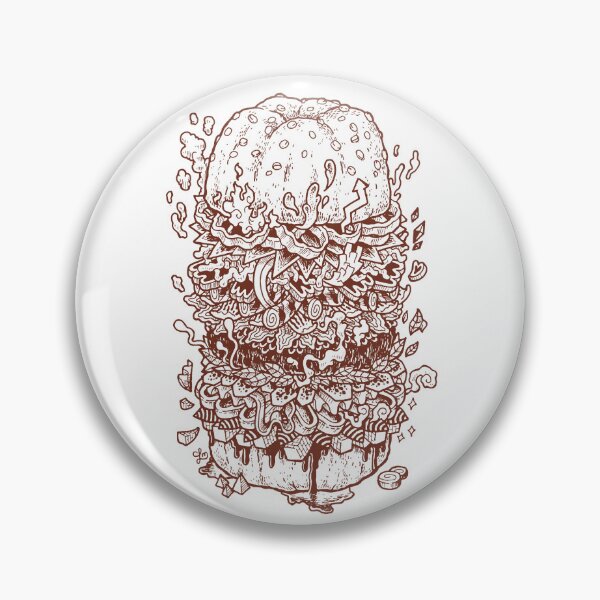 Item preview, Foodle Burger by Lei Melendres designed and sold by LeiMelendresArt.