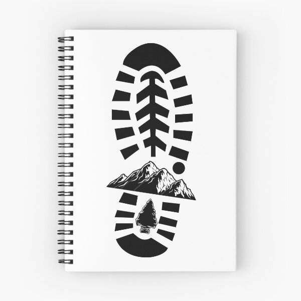 Item preview, Footprint Shoes Camping And Hiking Explore Nature Have An Adventure designed and sold by medbdj.