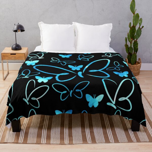 Vista previa del artículo con la obra «Mariposa azul», diseñado y vendido por Reminixi.
