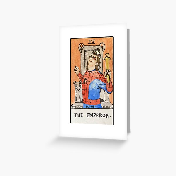 Vista previa del artículo con la obra «La carta del tarot de la vid del Emperador», diseñado y vendido por hollyisnotanart.