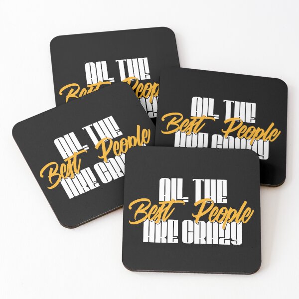 Item preview, All the best people are crazy designed and sold by MakeitMelo.