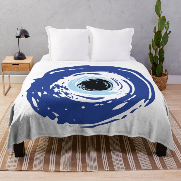 Item preview, Evil Eye Artístico Azul Griego designed and sold by ProjectX23.
