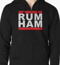 Rum Ham Zipped Hoodie
