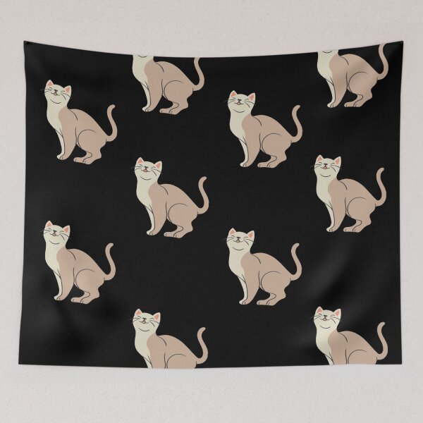Item preview, Cute Cat Pattern designed and sold by The Glasses Girl.