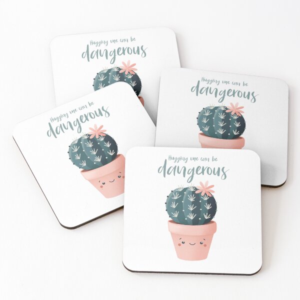 Item preview, Hugging me can be Dangerous Cactus designed and sold by Pauline Berger.