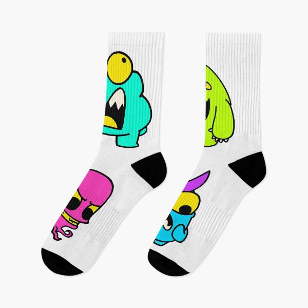 Item preview, 4 pack cute little monsters no. 1 designed and sold by Sticker-Palace-.