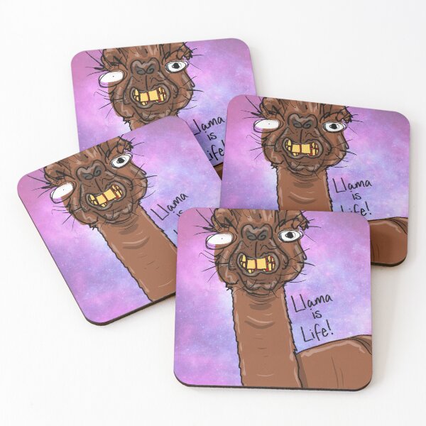 Item preview, Llama is Life! designed and sold by Utterly Ugly Portraits.