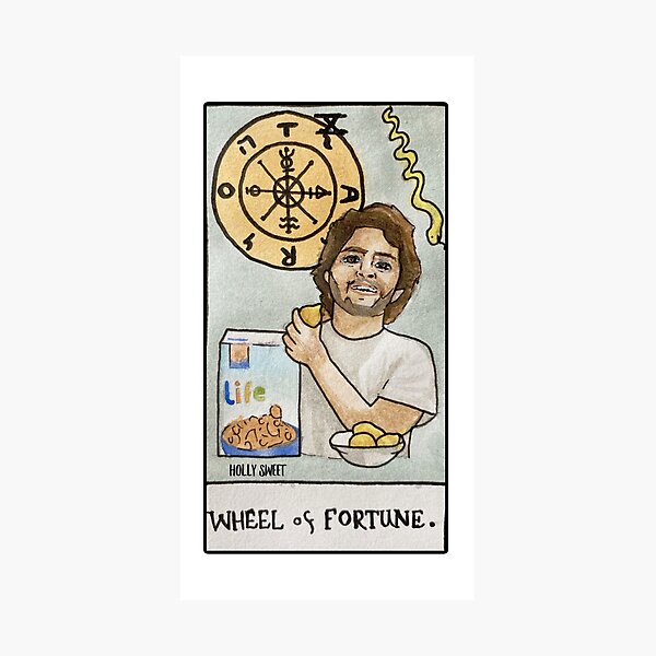 Item preview, Wheel of Fortune When Life Gives You Lemons tarot card designed and sold by hollyisnotanart.