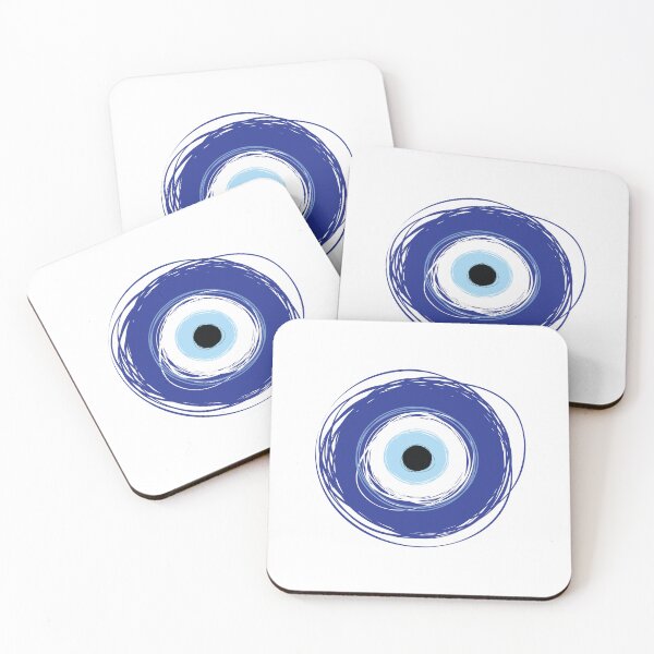 Item preview, Evil Eye Artístico Azul Griego designed and sold by ProjectX23.