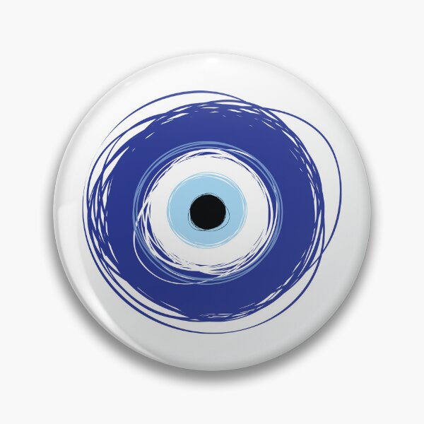 Item preview, Evil Eye Artístico Azul Griego designed and sold by ProjectX23.