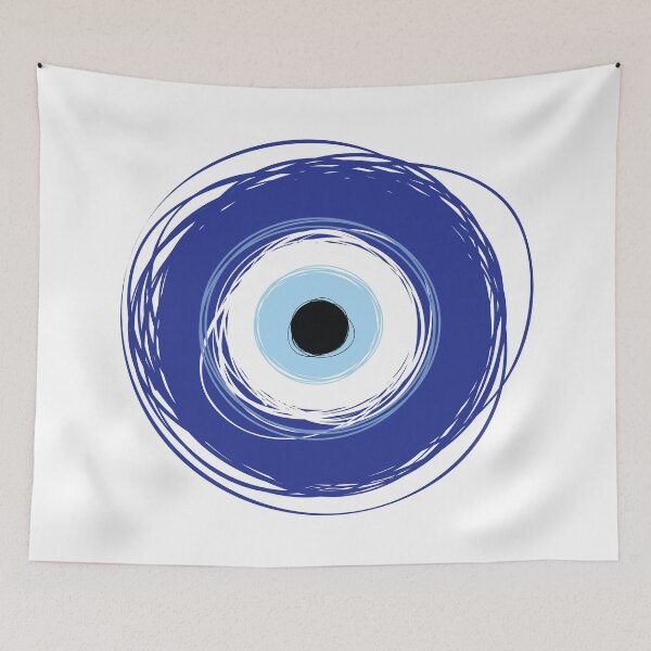 Artikelvorschau, Evil Eye Künstlerisch Blau Griechisch entworfen und verkauft von ProjectX23.
