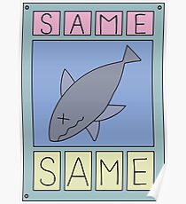 Nichijou Same Shark Poster