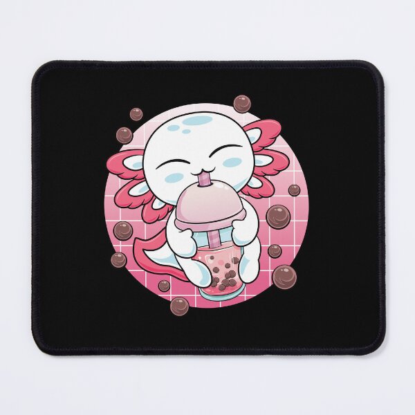 Item preview, Kawaii Axolotl Boba Tea Anime - Cute Bubble Milk Tea designed and sold by propellerhead.