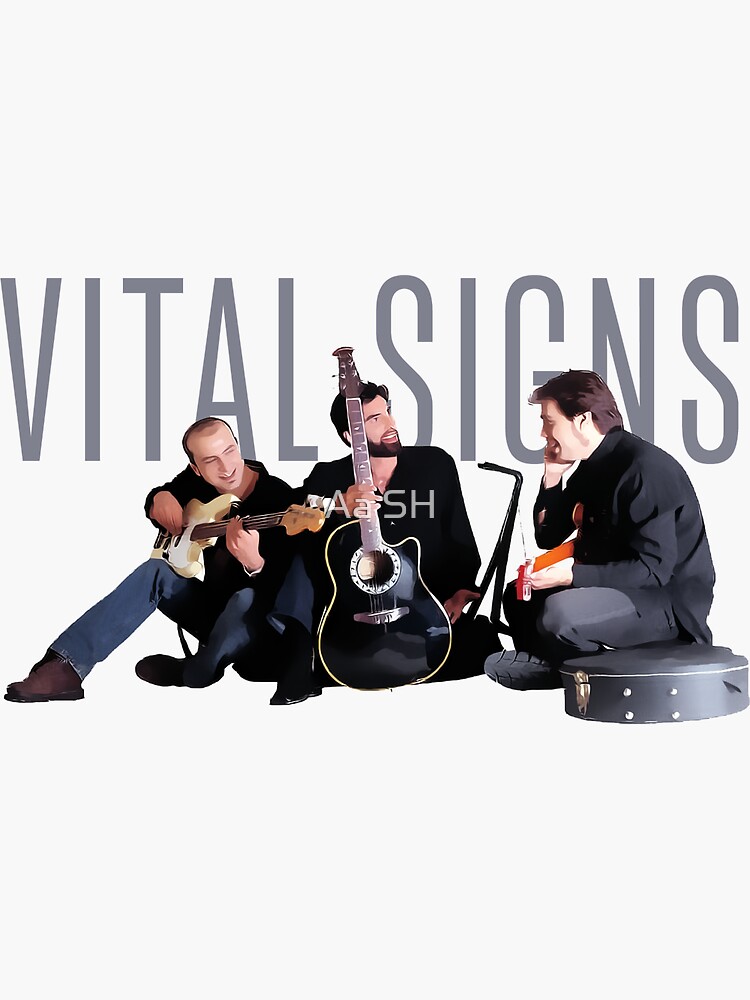 "Vital Signs Band from Pakistan" Sticker for Sale by profuse Redbubble