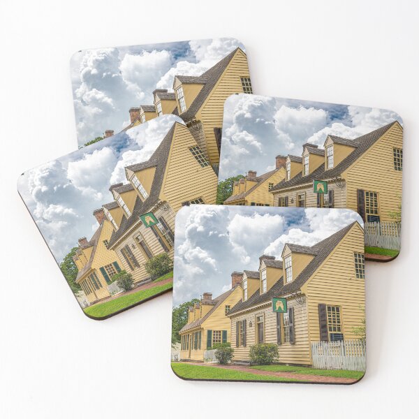 Item preview, Colonial house with beautiful clouds designed and sold by StewieStrout.