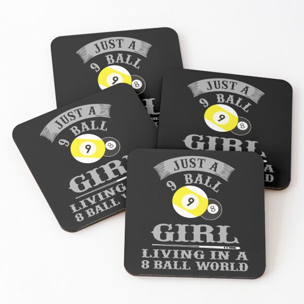 Artikelvorschau, Billard-T-Shirt Gerade ein 9-Ball-Mädchen, das in einem 8-Ball-Welt-wesentlichen T-Shirt lebt entworfen und verkauft von opheimbyrneh.