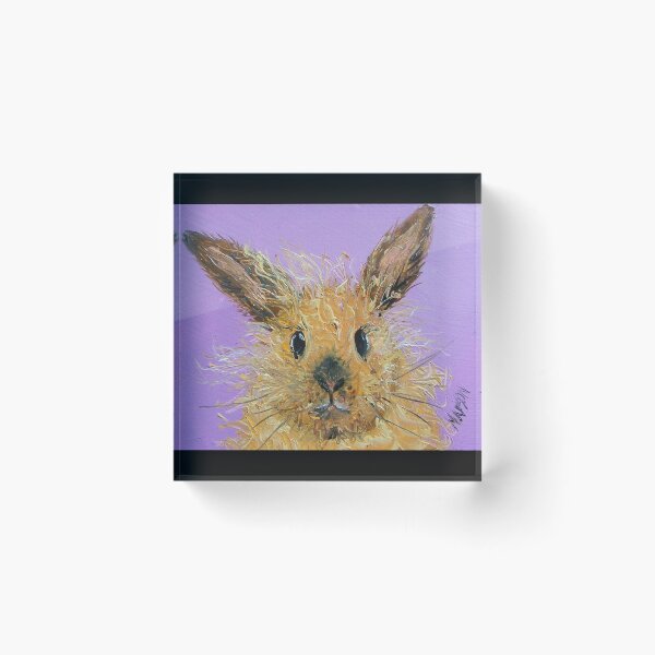 Item preview, Rabbit painting - Poppy designed and sold by MatsonArtDesign.