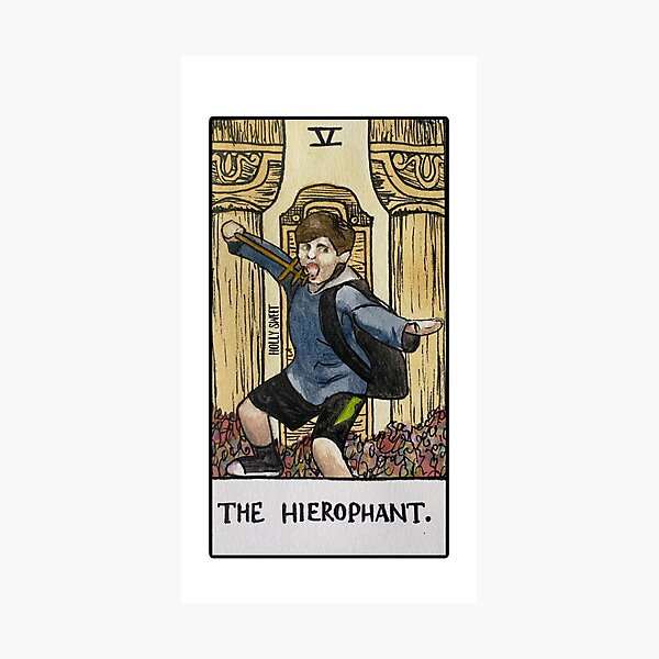 Item preview, I Have The Power Of God and Anime On My Side tarot card designed and sold by hollyisnotanart.