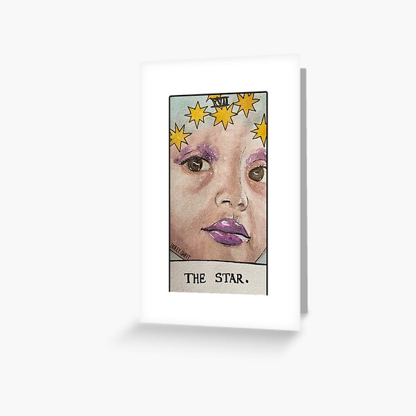 Vista previa del artículo con la obra «Carta del tarot de la chica brillante que regresa a casa del club», diseñado y vendido por hollyisnotanart.