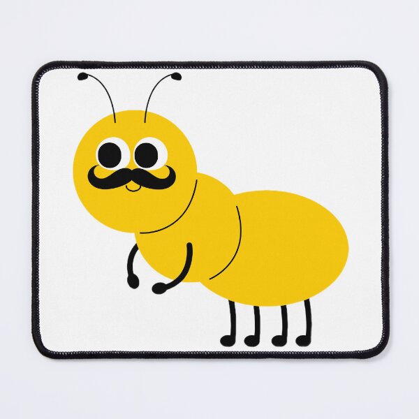 Item preview, Funny ant with mustache designed and sold by Trucker10.