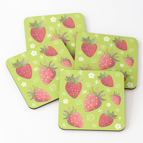 Item preview, GROOVY STRAWBERRY AND LINEWORK designed and sold by Ruby Mendiola.