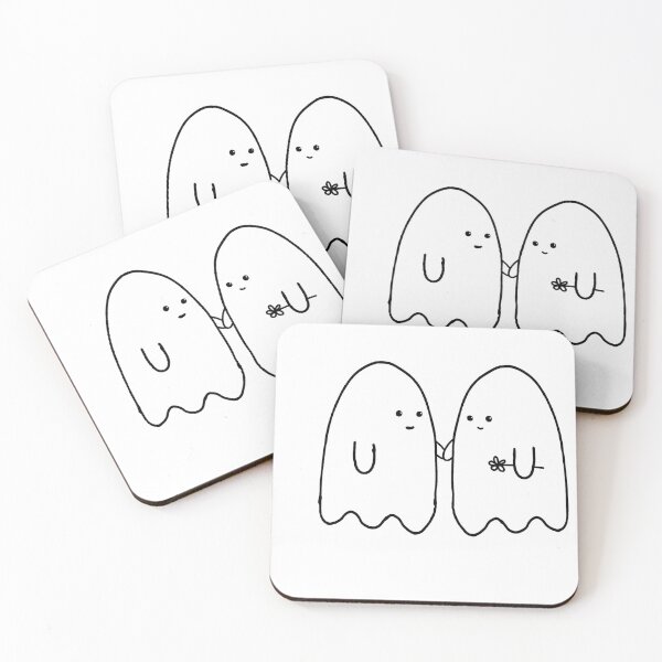 Item preview, ghosts holding hands designed and sold by gracehalden.
