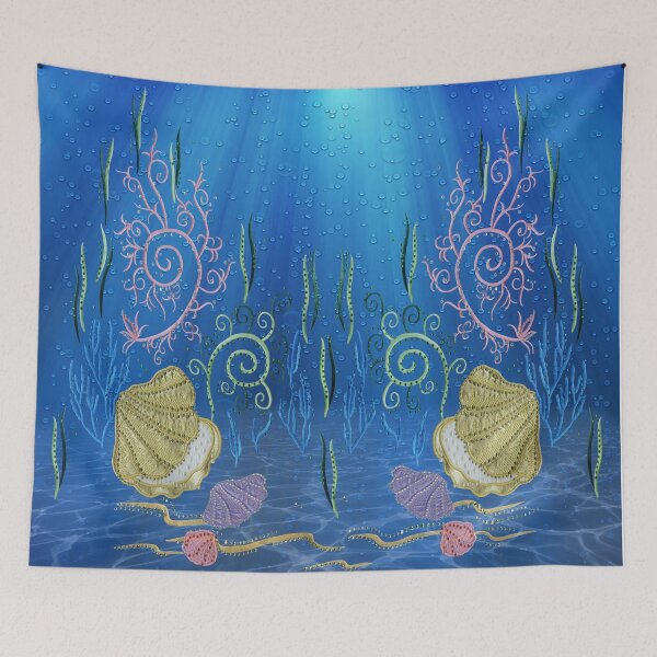 Item preview, Under the Deep Blue Sea designed and sold by VintageEraArt.