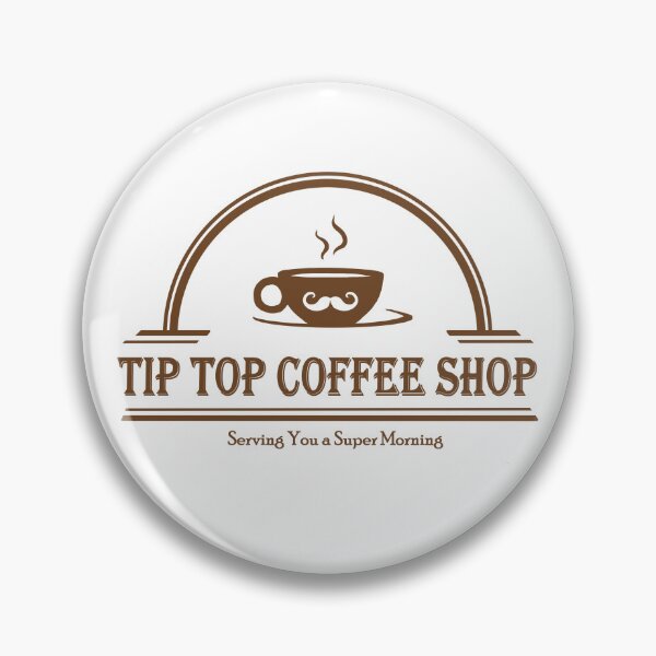 Item preview, Chapter and Multiverse - Tip Top Coffee Shop logo designed and sold by RustyQuill.