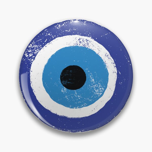 Item preview, Evil Eye Artístico Azul Griego designed and sold by WordsGamersUse.