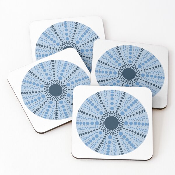 Item preview, Minimal Geometric Sea Urchin Shell designed and sold by Happy Puppy Print On Demand.