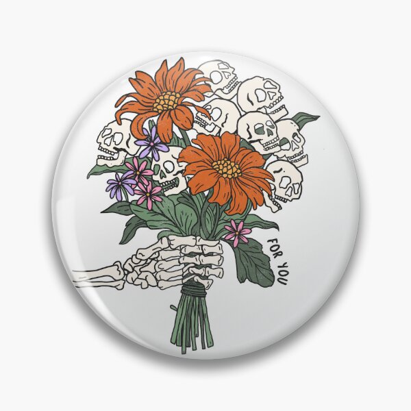 Item preview, Flowery Skeleton designed and sold by Fine Art California.