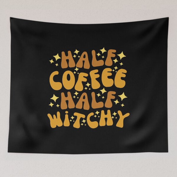 Item preview, Half Coffee Half Witchy designed and sold by SunfullyYours.