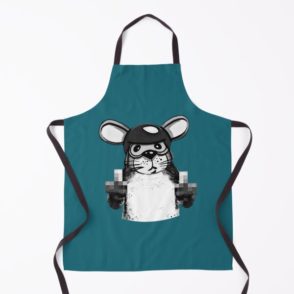 Item preview, Funny Mouse Showing Middle Finger Blurred designed and sold by FunStickerr.