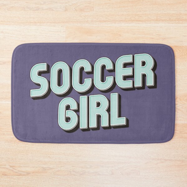 Item preview, WOSO Soccer Girl - womens soccer (retro text) designed and sold by Numero14.